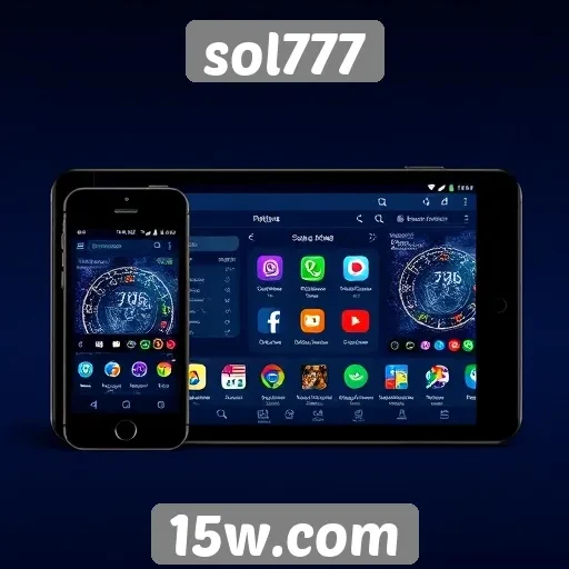 Experiência do usuário no site sol777 em dispositivos móveis